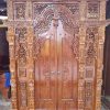 Gebyok Ukir Kayu Jati Lebar 2 Meter Mewah