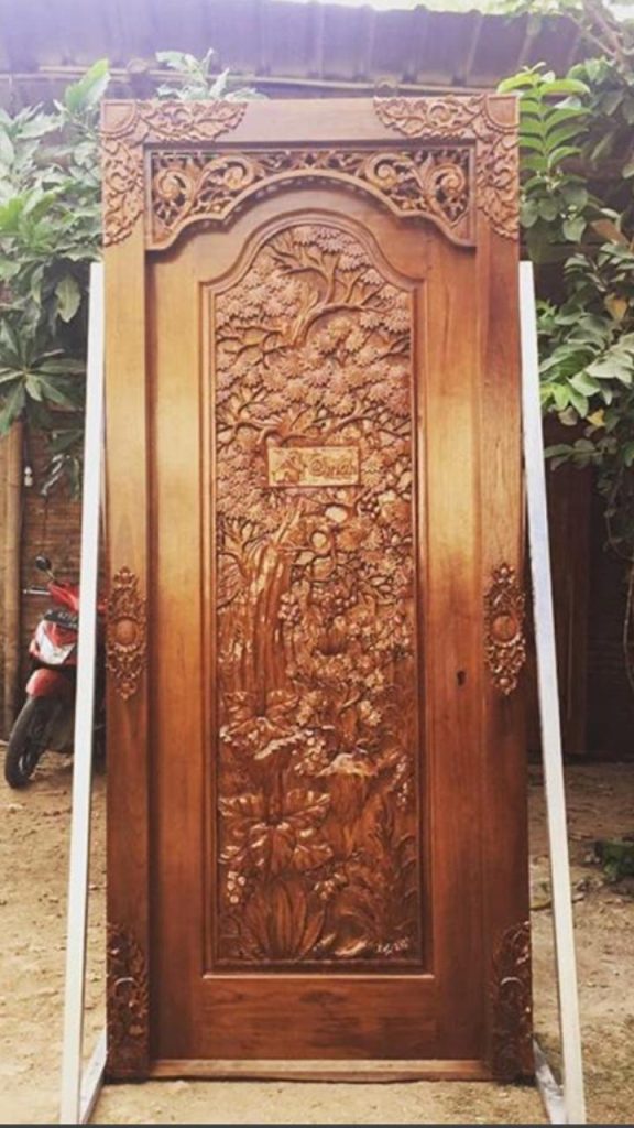 Pintu Gebyok Ukir Jepara Minimalis